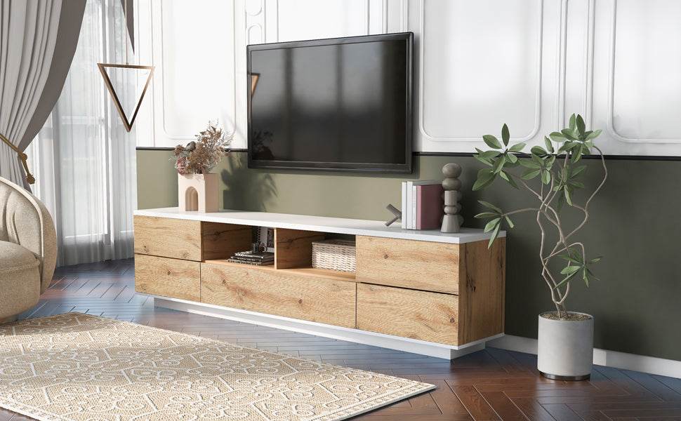 Modern TV Stand Media Console With Storage - Sleep Galleria