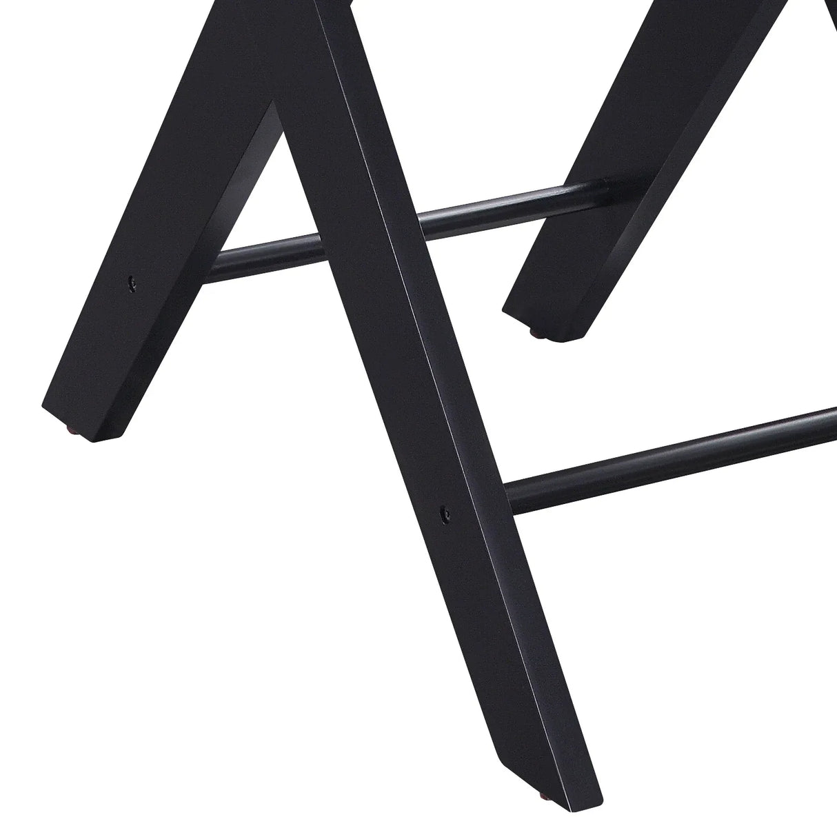 Modern White Black Accent USB Charging Table With Drawer - Omega Lifestyles