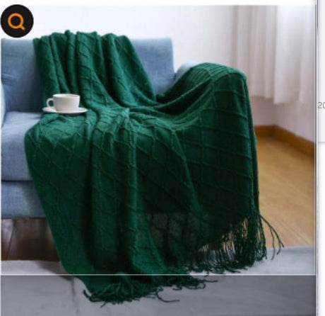 Imitation Cashmere Knitted Four Seasons Cozy Blanket - Sleep Galleria