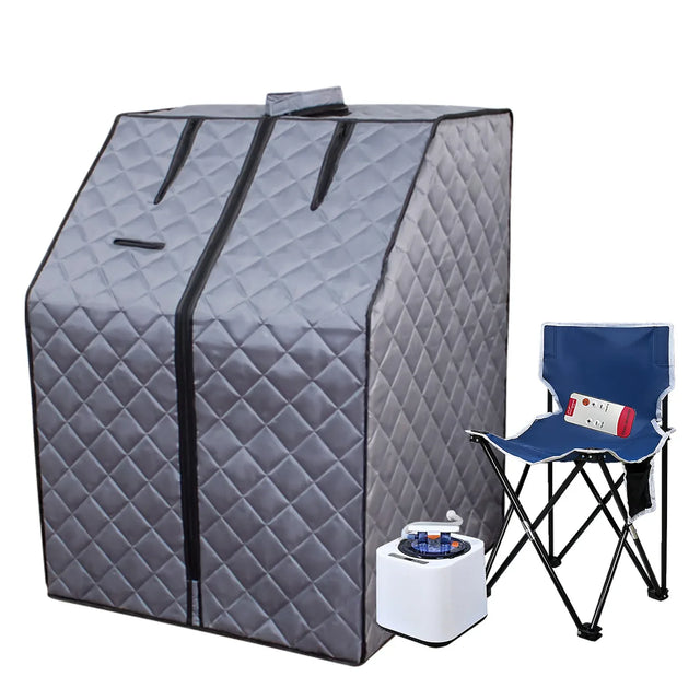 Portable Full-Size Steam Sauna Tent With Remote Control - Omega Lifestyles