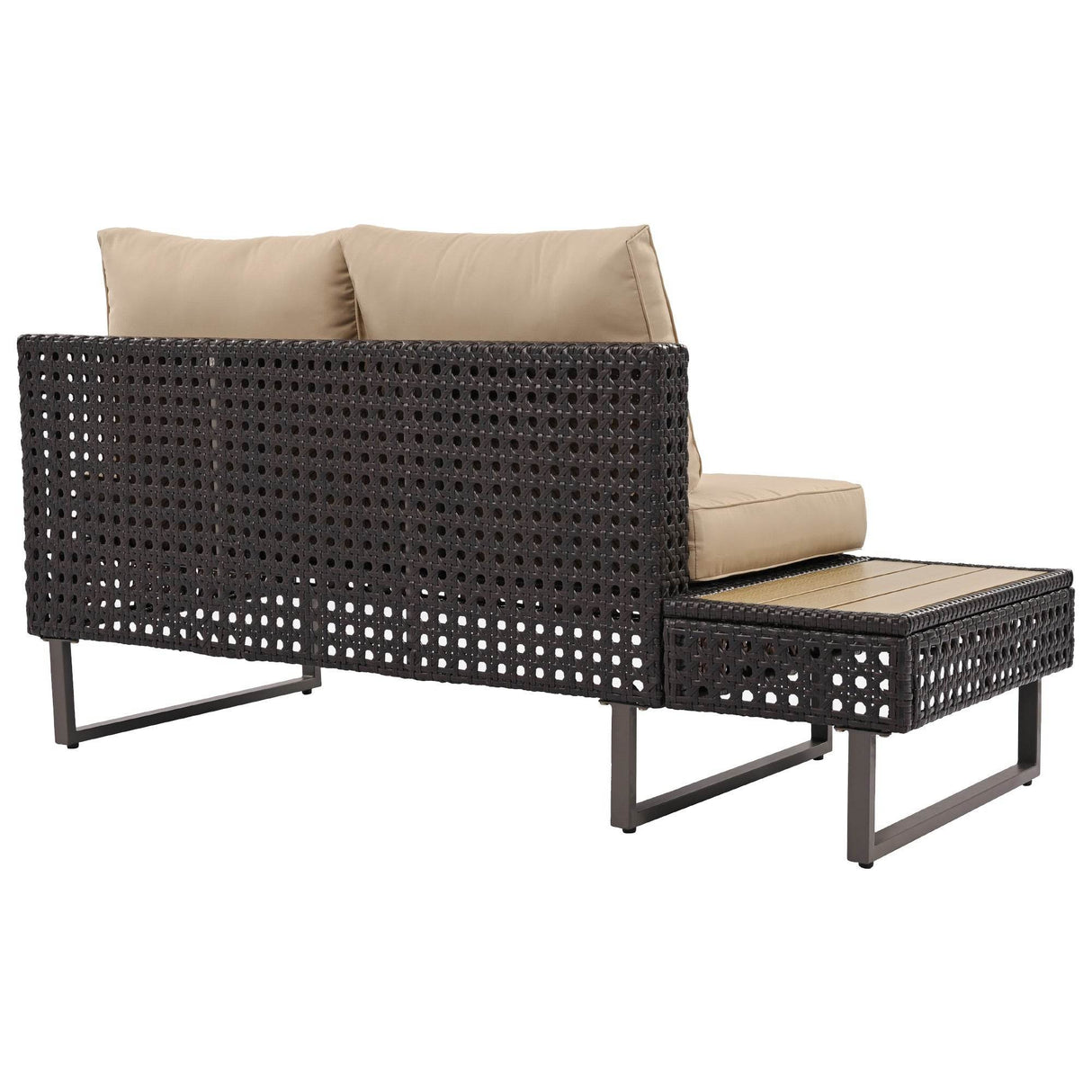 Diamond Weave Outdoor Sectional Furniture Set With Cushions - Omega Lifestyles