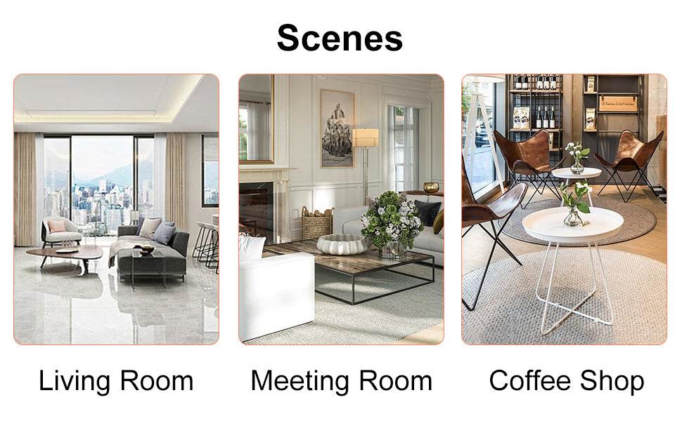 Modern Black Patterned MDF Rectangular Coffee Table - Omega Lifestyles