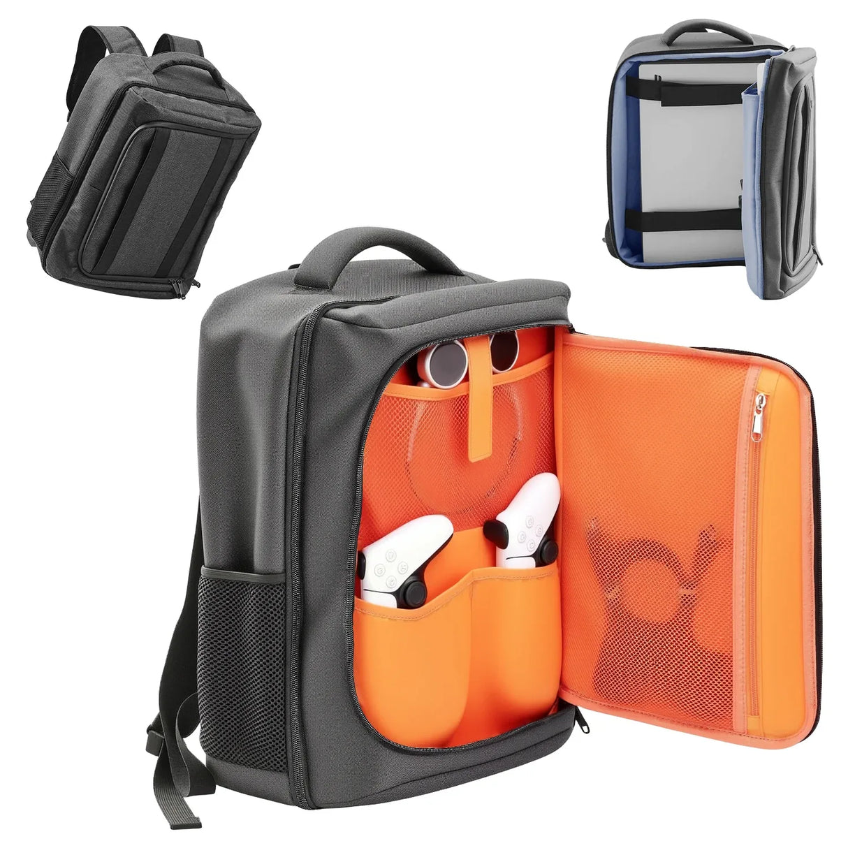 Waterproof Nylon PS5 Backpack Travel Bag With Padded Dividers - Omega Lifestyles