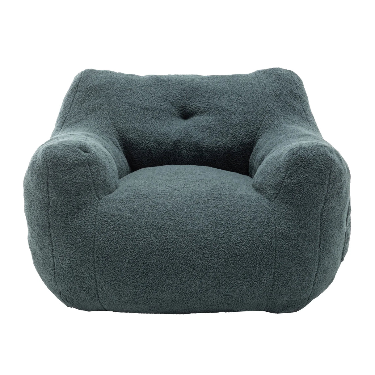 Large High-Density Foam Filled Teddy Bean Bag Chair - Omega Lifestyles
