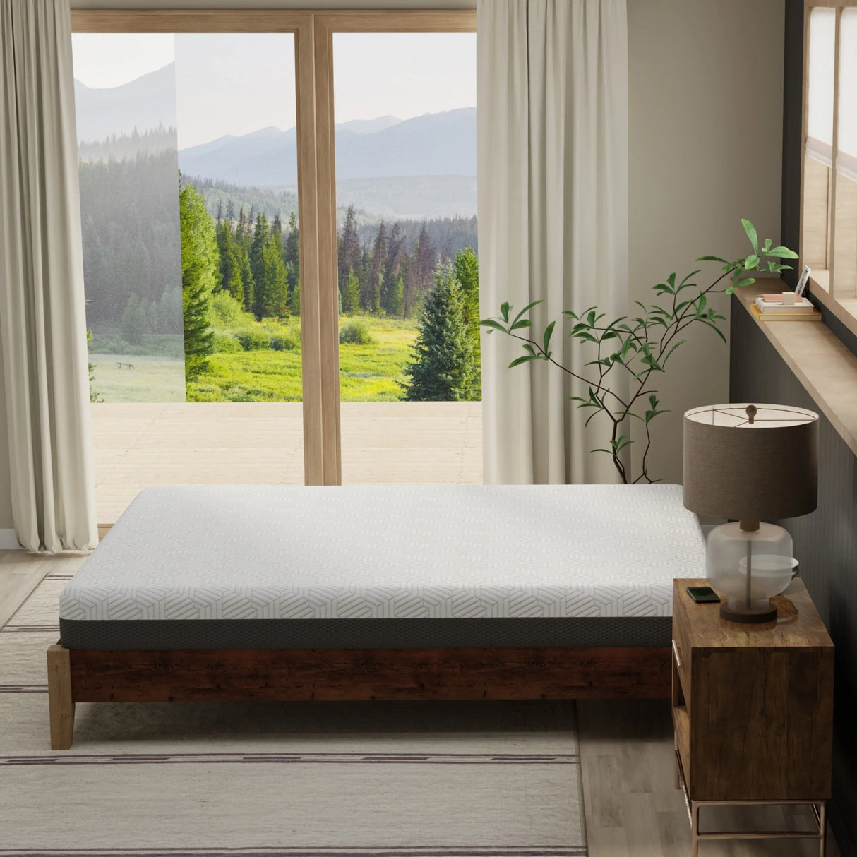 Full Firm 8-Inch Pur Chill Cooling Memory Foam Mattress - Omega Lifestyles