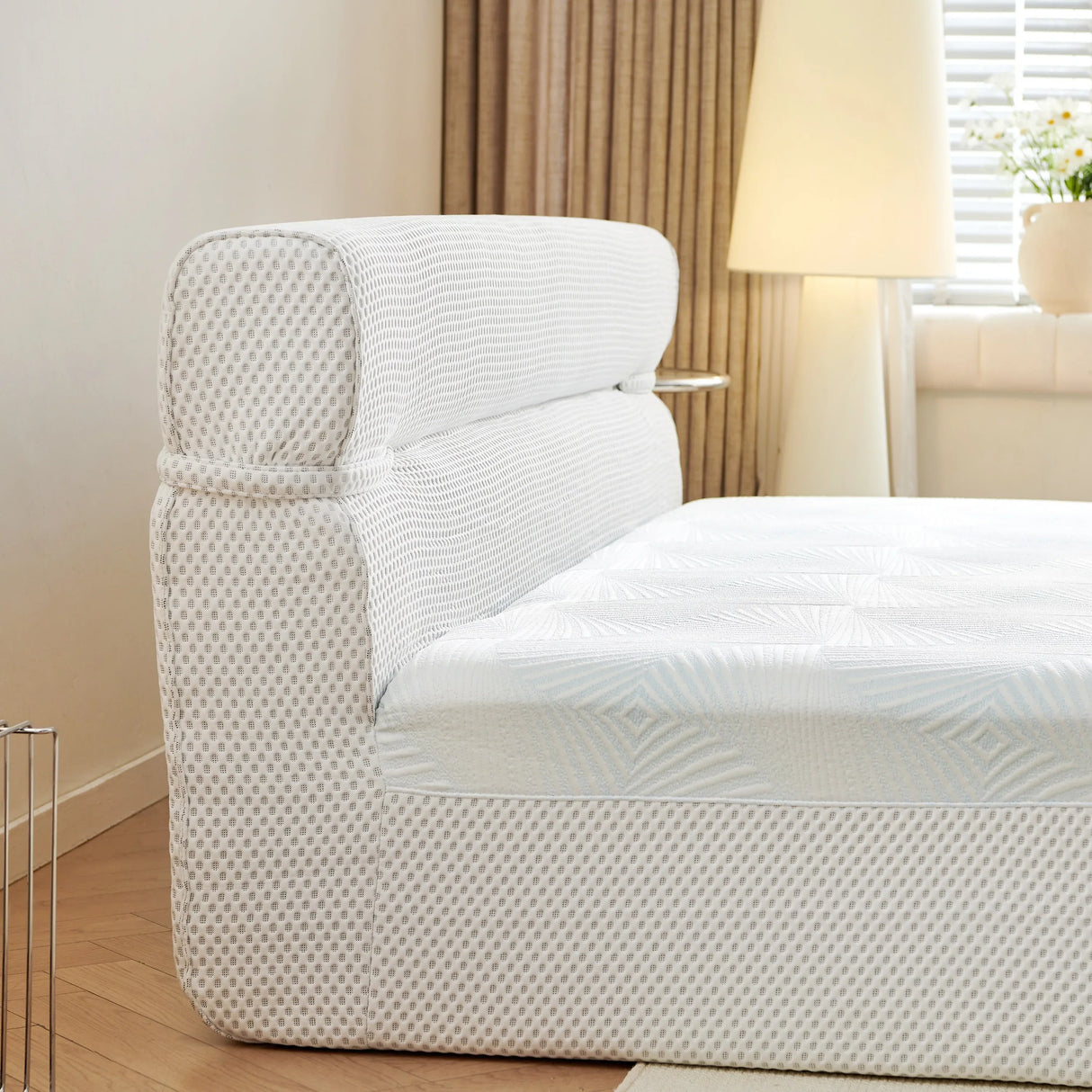 Full Medium Firm Cooling Polyester Blend Mattress With Trundle Bed - Omega Lifestyles