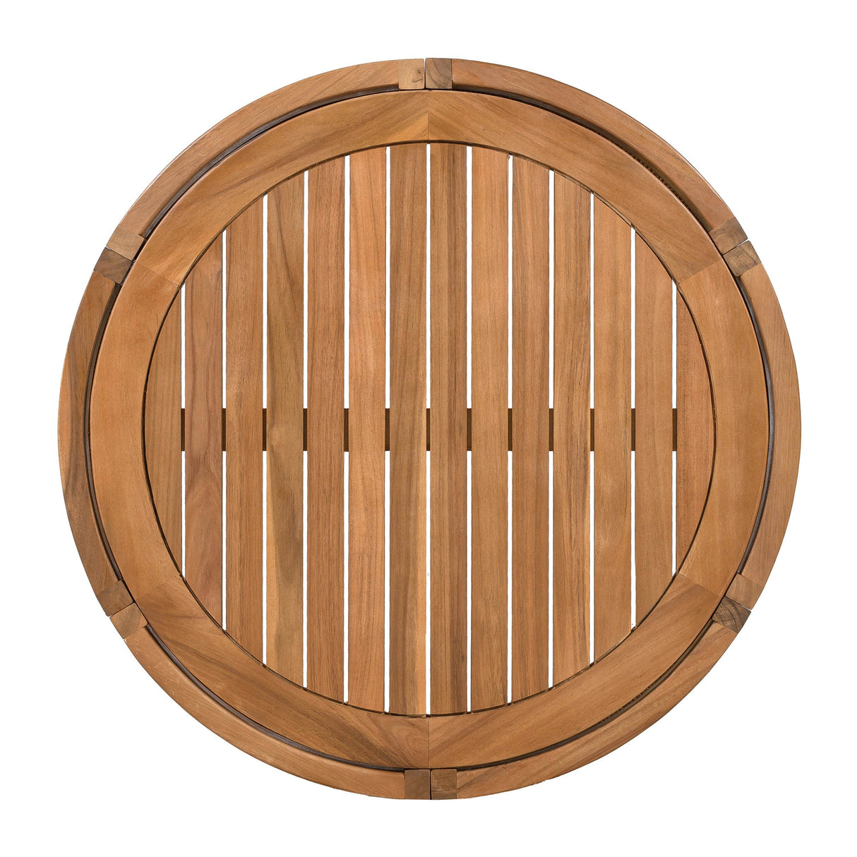 Acacia Wood Outdoor Coffee Table With Woven Rope Accents - Sleep Galleria