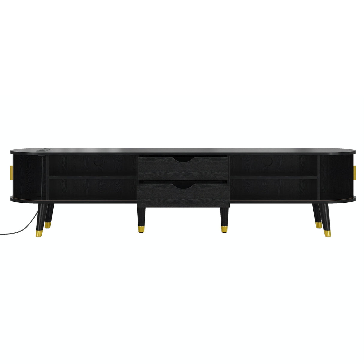 Mid-Century Modern TV Stand And Coffee Table Set - Sleep Galleria
