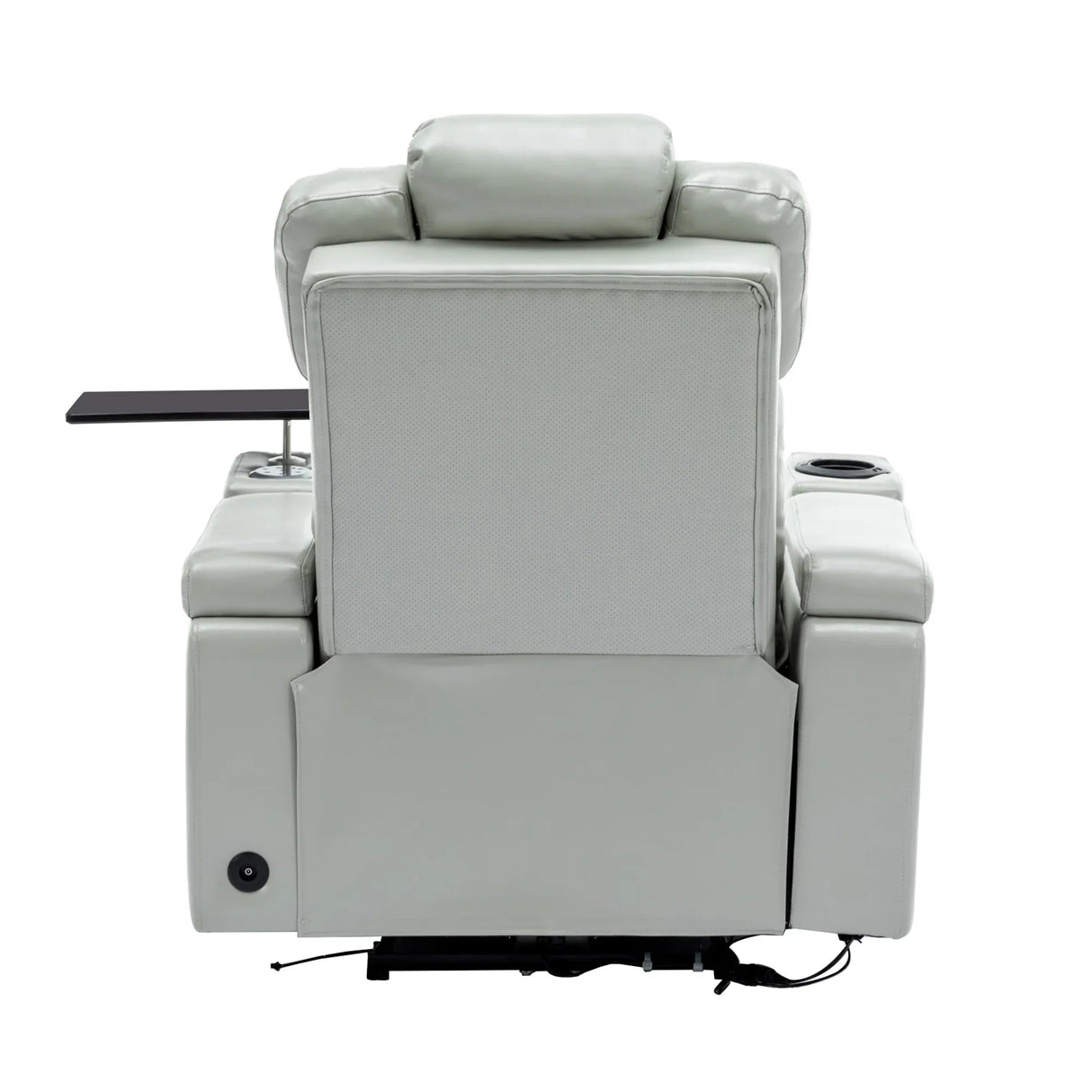 Modern PU Leather Power Recliner Chair With Bluetooth Speaker - Omega Lifestyles