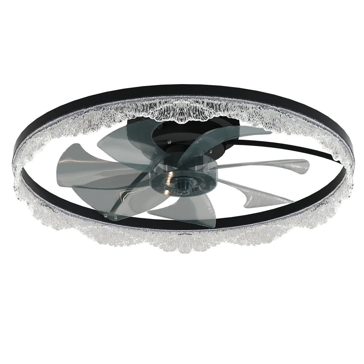 Decorative 24-Inch LED Ceiling Fan Light Flush Mount - Omega Lifestyles
