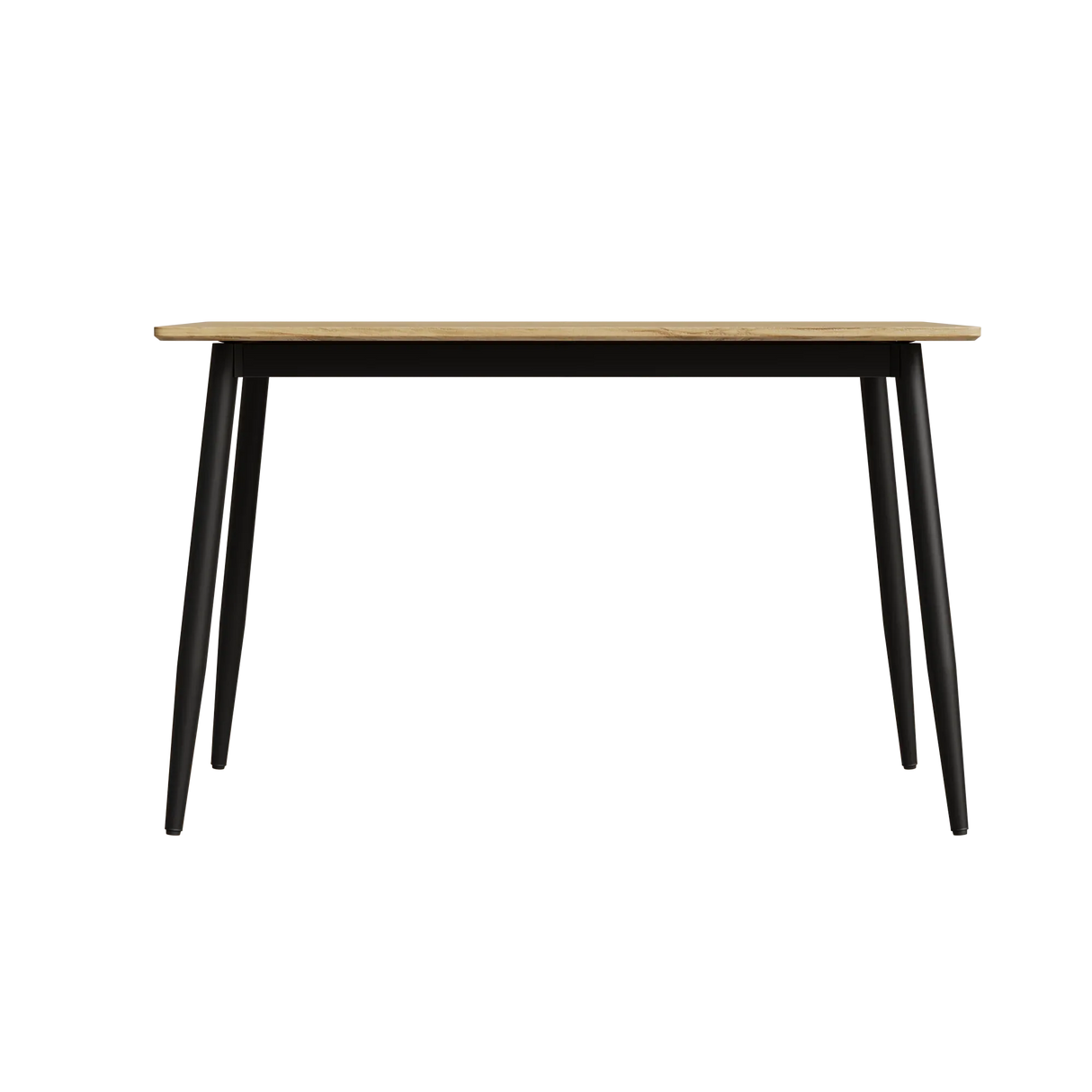 Modern Minimalist Wood Grain Dining Table Chair Set - Omega Lifestyles