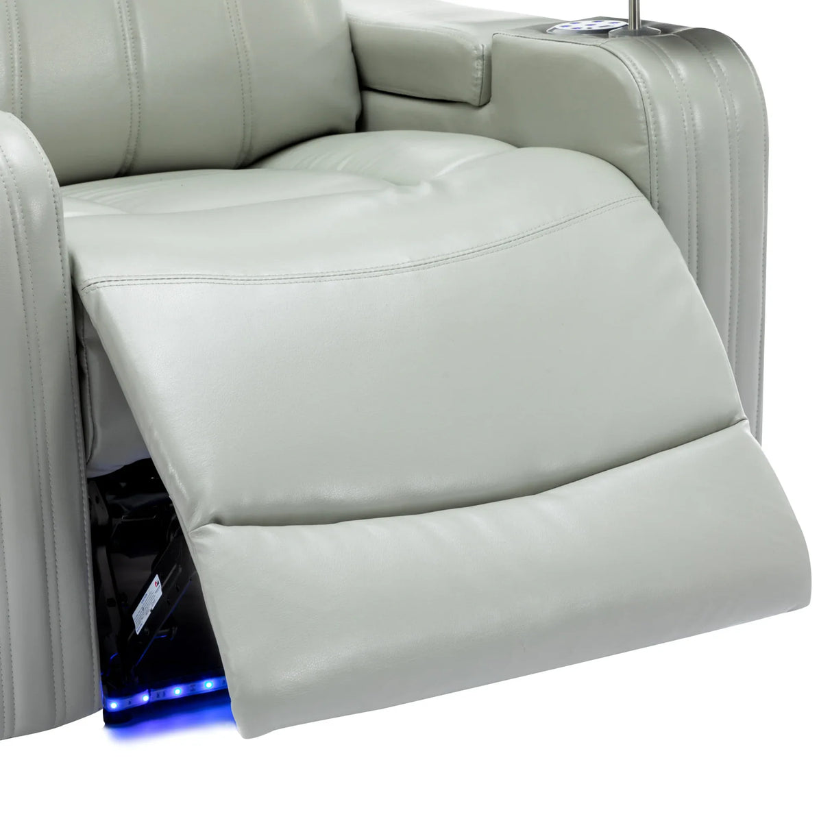 Modern PU Leather Power Recliner Chair With Bluetooth Speaker - Omega Lifestyles