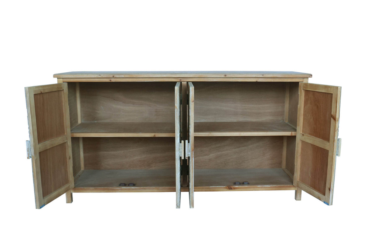 Vintage American Design Accent Corner Cabinet With Storage - Sleep Galleria