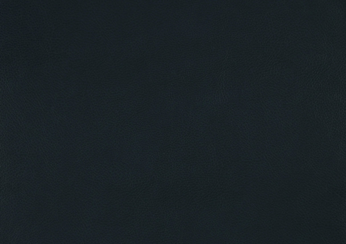 Plush Navy Blue Faux Leather Swivel Glider Recliner Chair - Omega Lifestyles