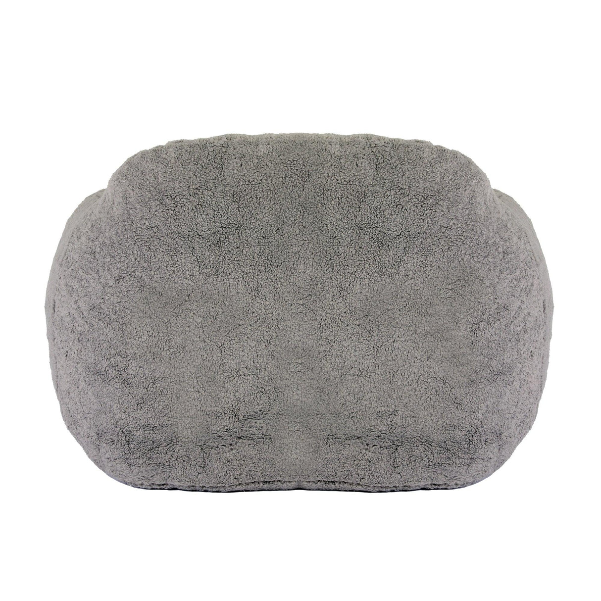 Memory Foam Teddy Fabric Bean Bag Chair With Armrests - Omega Lifestyles