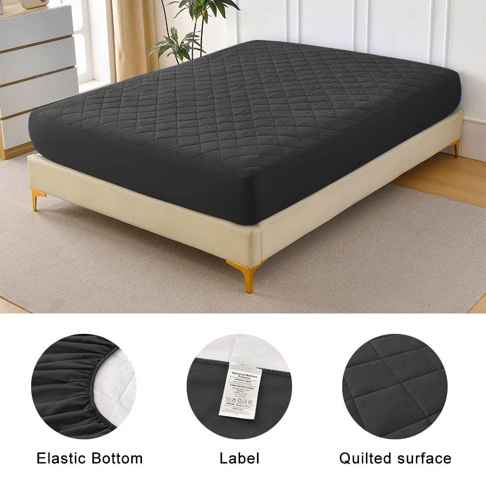 Ultrasonic Waterproof Cotton Twin Mattress Protector - Sleep Galleria