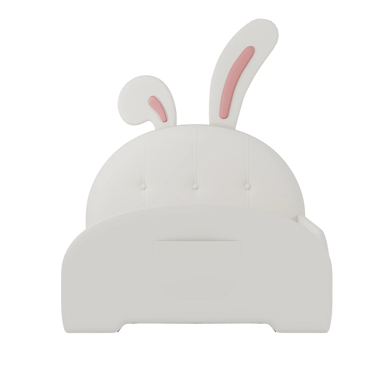 Twin Upholstered Rabbit-Shape Princess Platform Bed - Omega Lifestyles