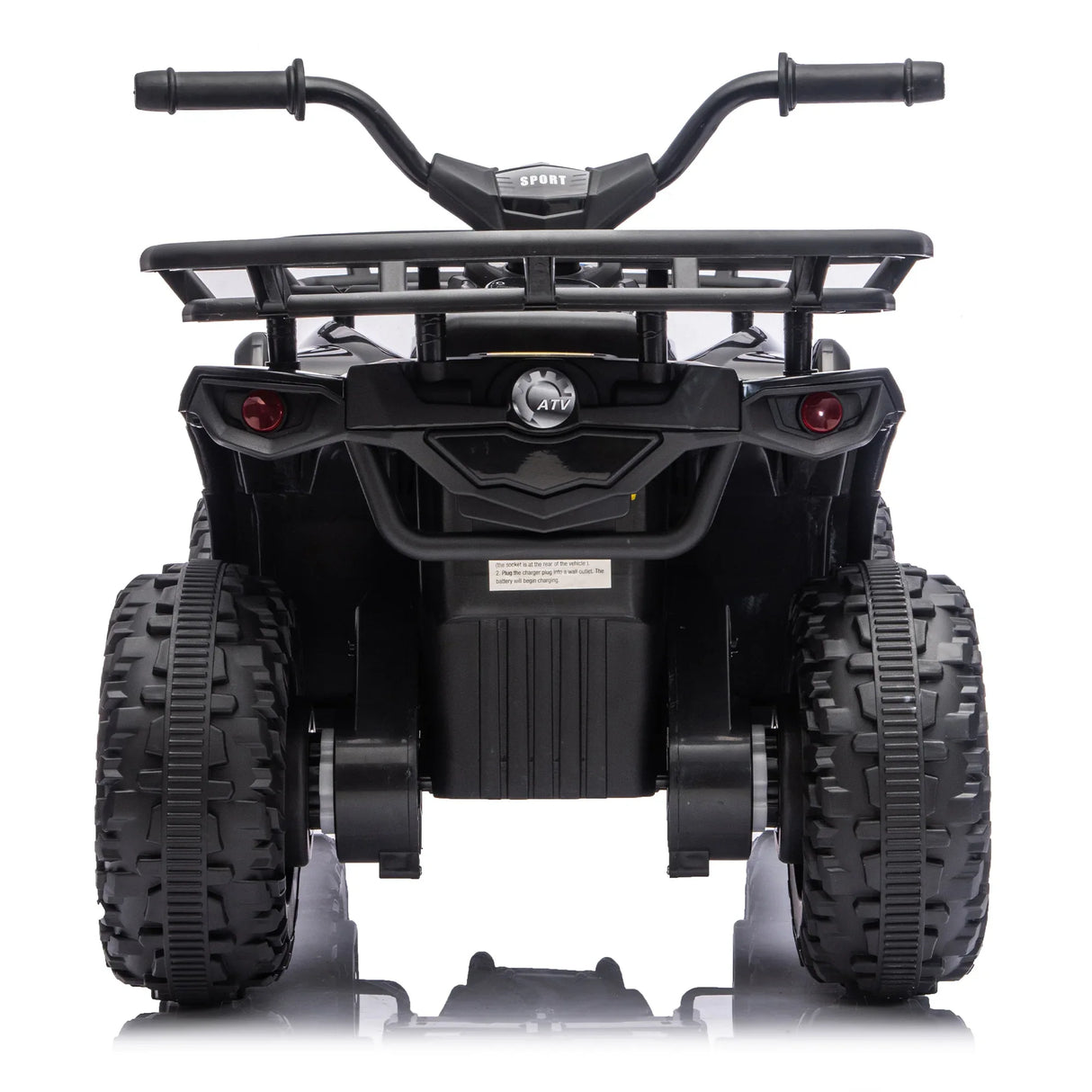 24V High-Power Kids Ride-On ATV With Storage Racks - Omega Lifestyles