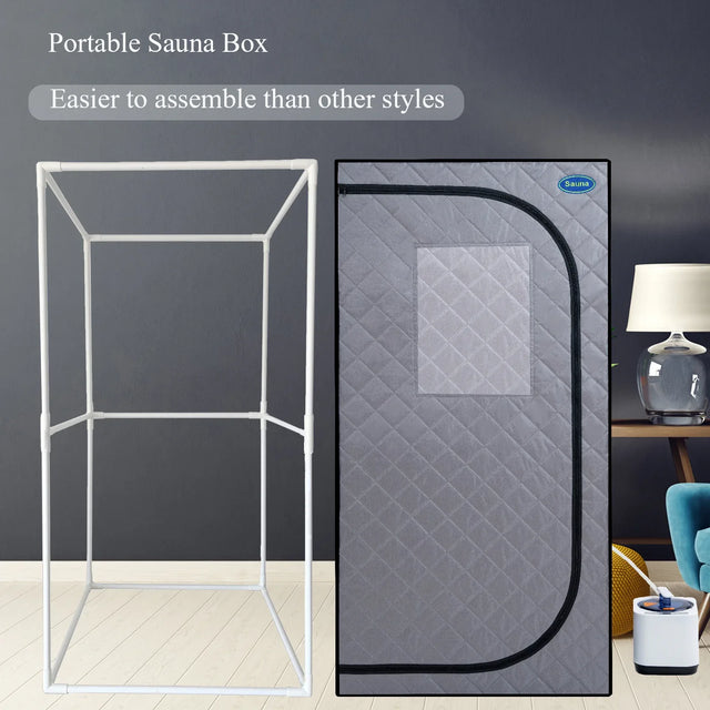 Portable Folding Steam Sauna Tent With Remote Control - Omega Lifestyles