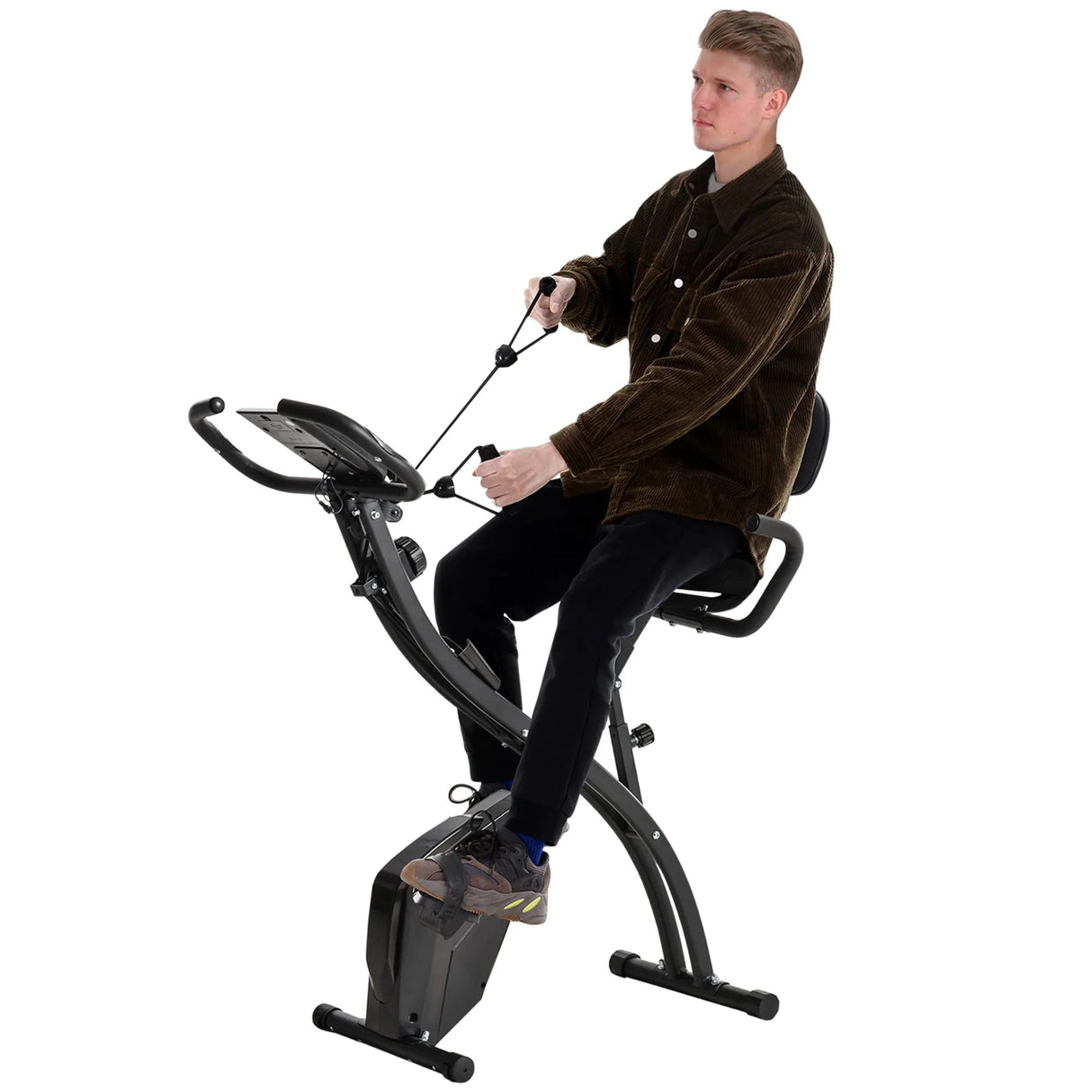 Folding 3-in-1 Magnetic Resistance Exercise Bike - Omega Lifestyles