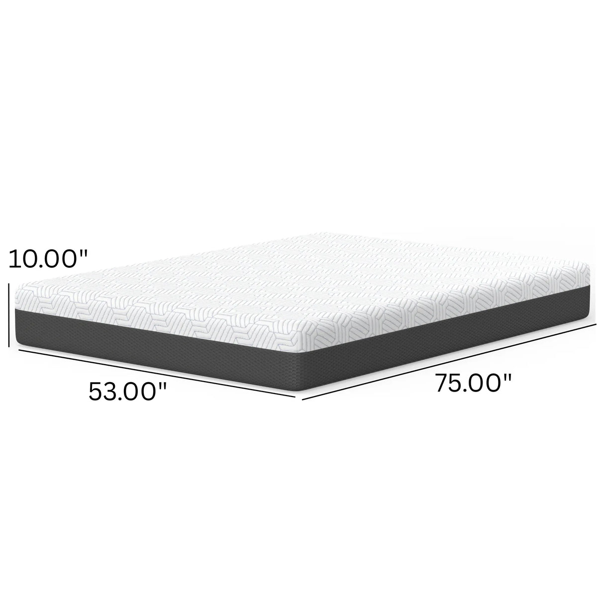 Full Medium 10-Inch Cooling Memory Foam Mattress - Omega Lifestyles