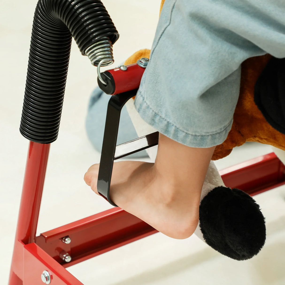 Plush Interactive Spring Rocking Horse With Sounds - Omega Lifestyles