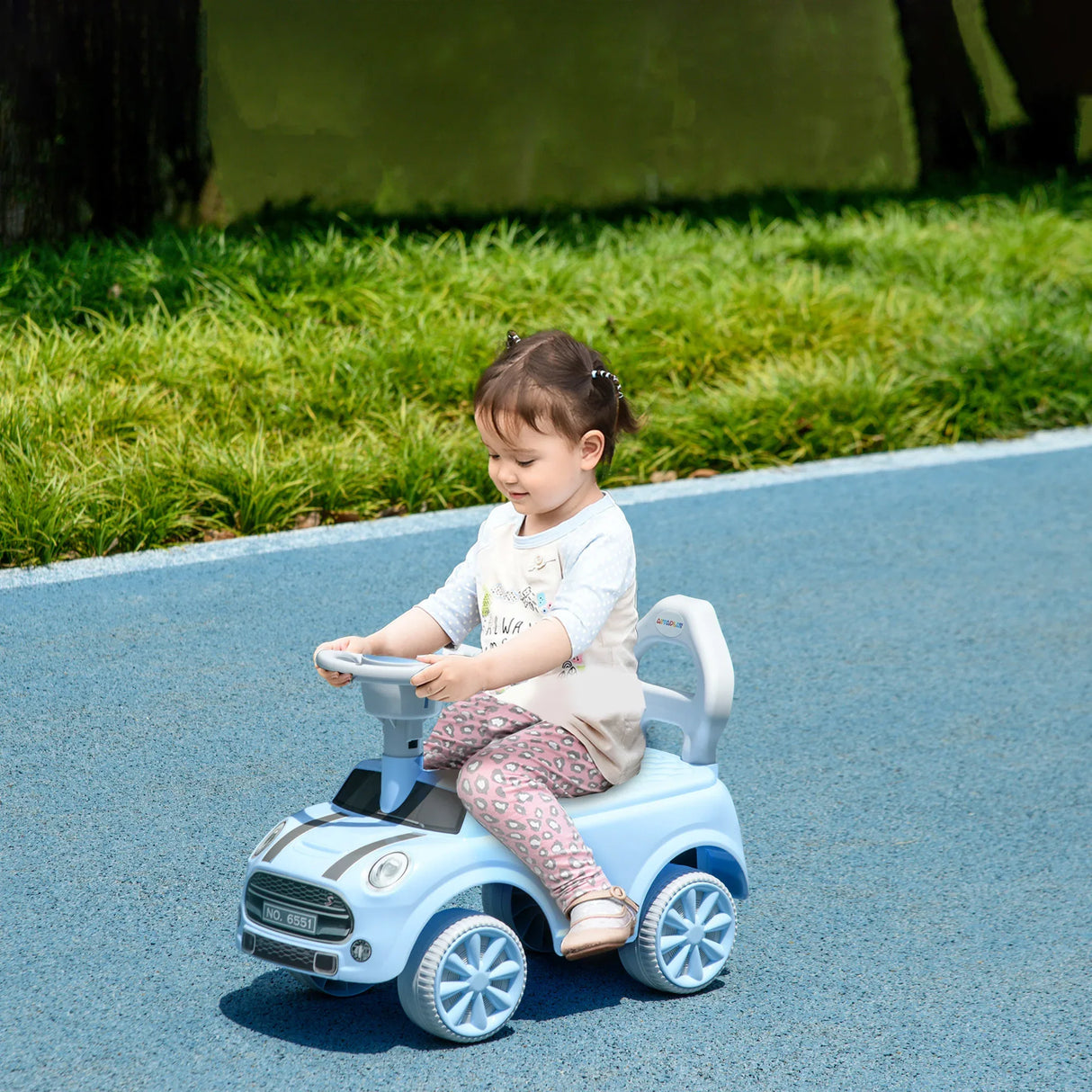 Toddler Ride-On Car With Horn And Steering Wheel - Omega Lifestyles