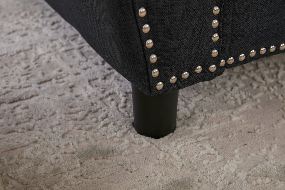 Modern Linen Convertible Sleeper Sofa Bed With Memory Mattress - Omega Lifestyles