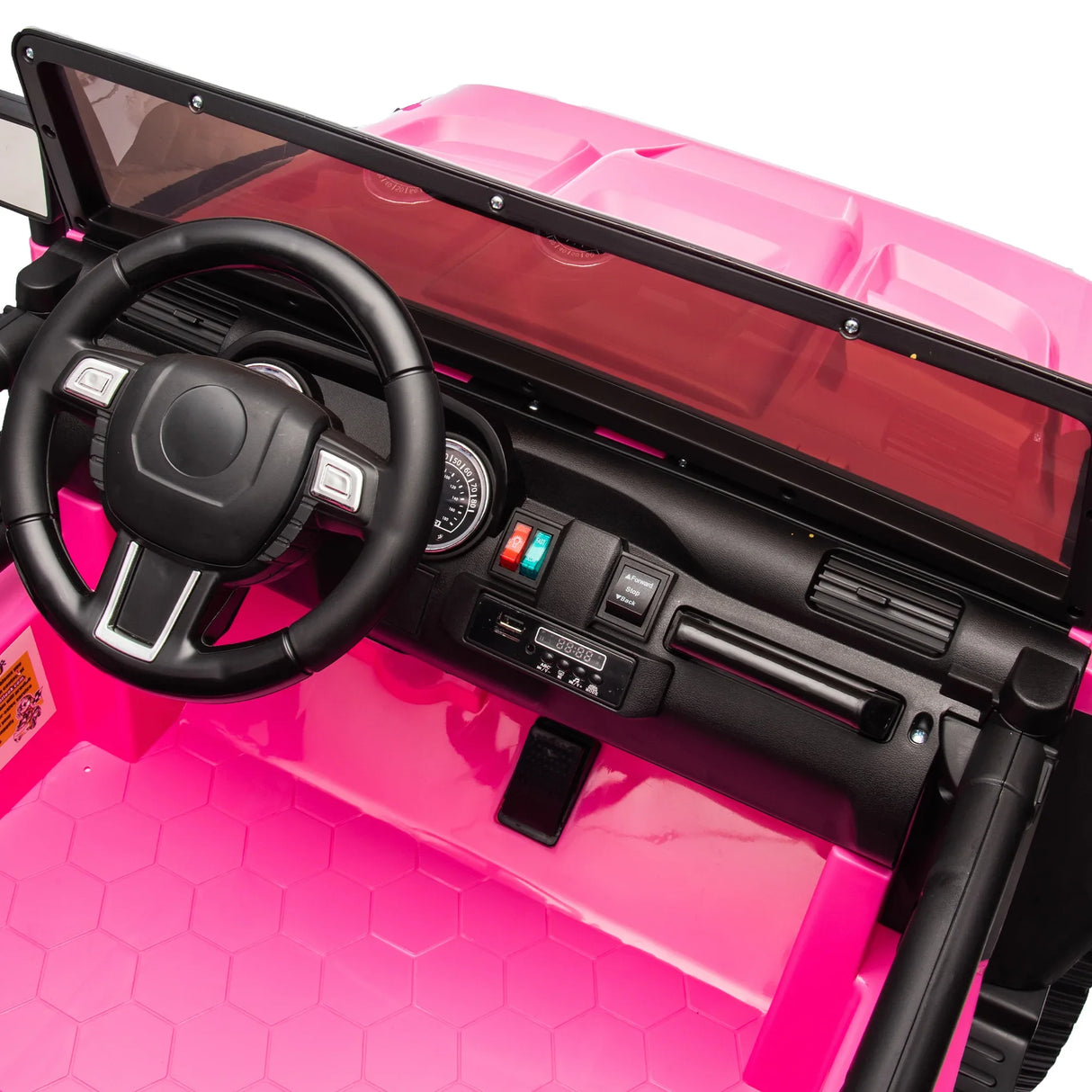 24V Two-Seater Kids Ride On Truck With Bluetooth Remote Control - Omega Lifestyles