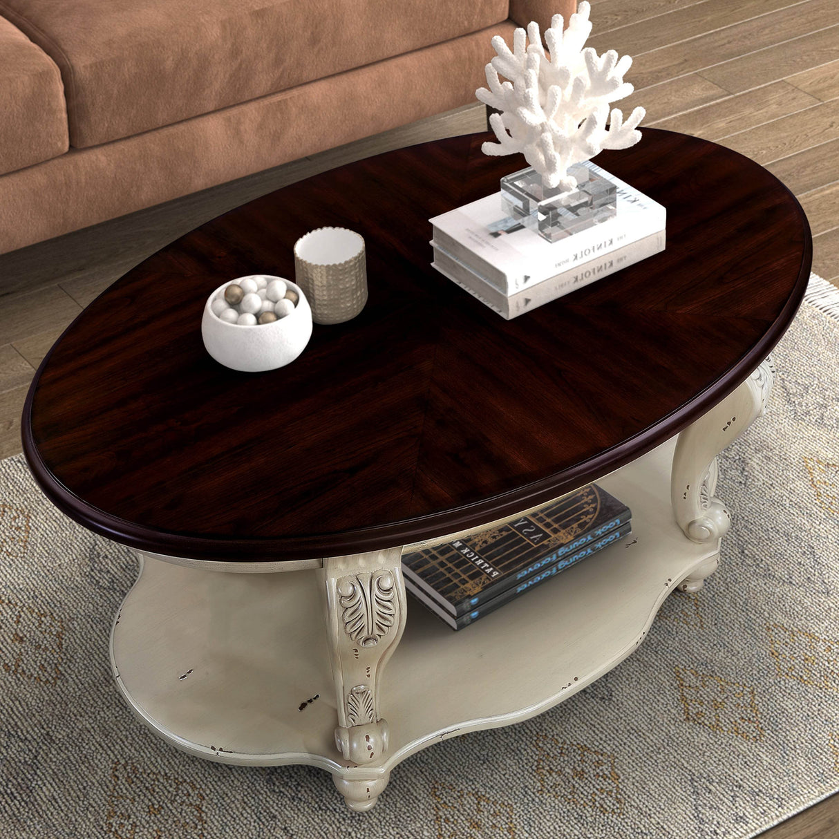 3-Piece American Style Solid Wood Coffee Table Set - Sleep Galleria