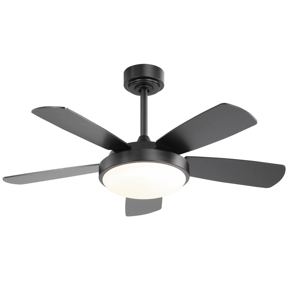 42-Inch Black MDF Blade Remote Control Ceiling Fan - Omega Lifestyles