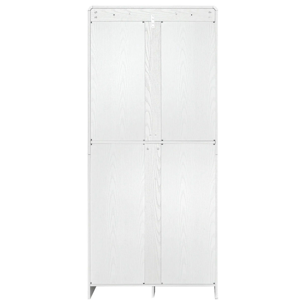 Modern Curved Design Kitchen Pantry Cabinet With Drawer - Omega Lifestyles