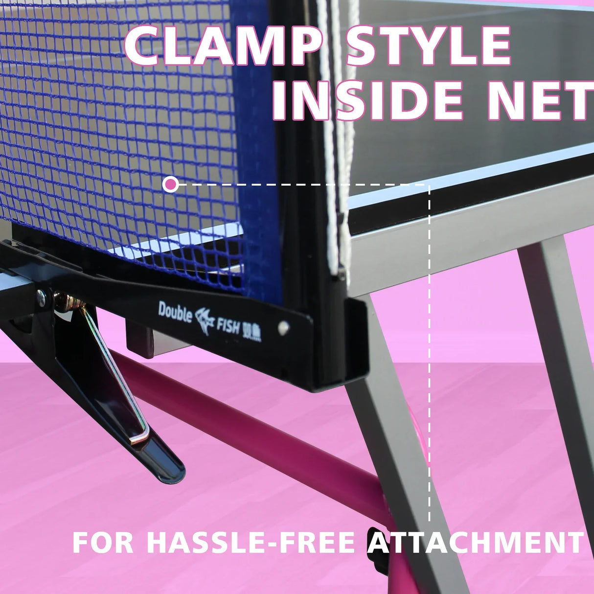 Foldable Portable 8x4 Ft Indoor Outdoor Table Tennis Table - Omega Lifestyles