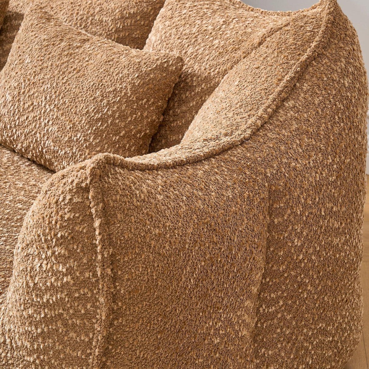 Dual Chenille Bean Bag Chair With High Resilience Foam - Omega Lifestyles