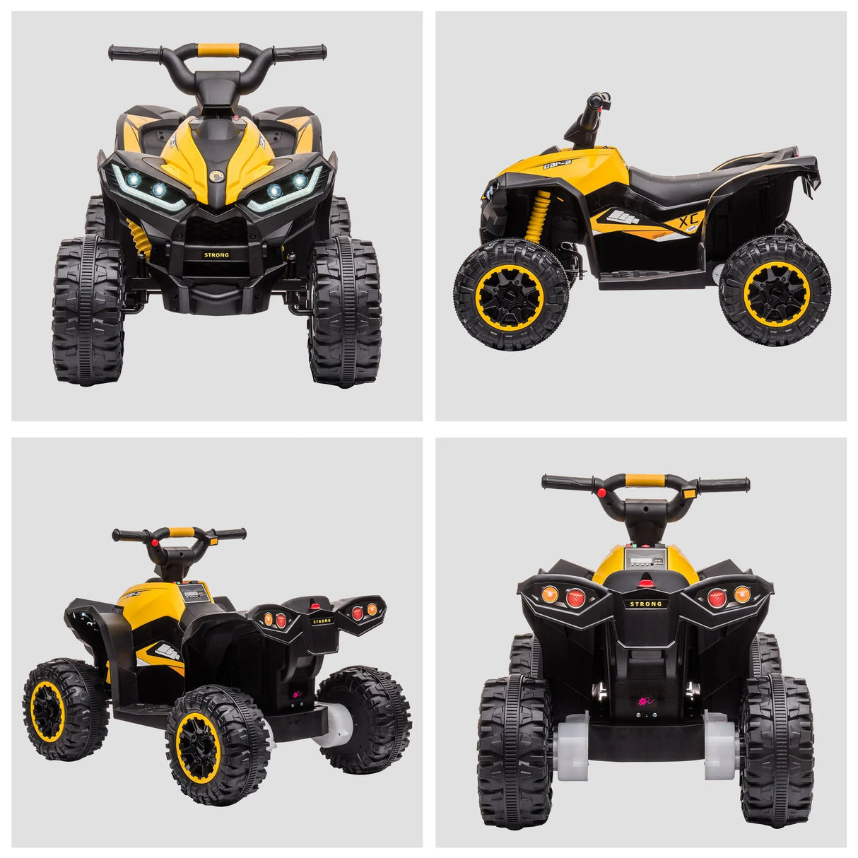 Electric Kids ATV Quad Ride-On With Sound And Lights - Omega Lifestyles