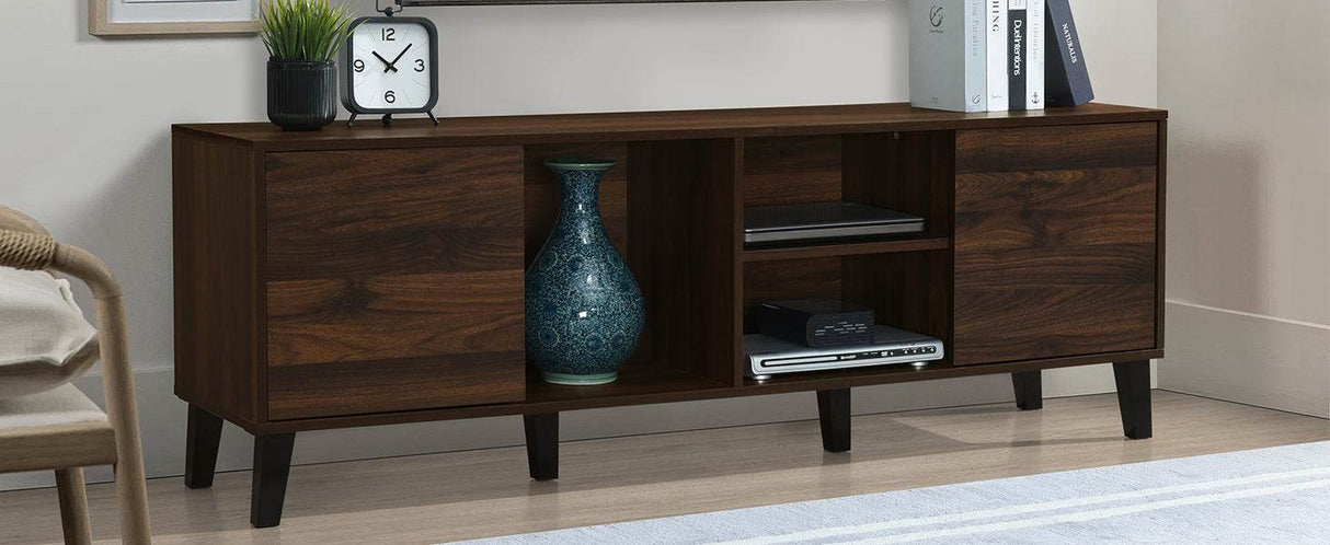 Mid Century Retro Particle Board TV Stand Console - Omega Lifestyles