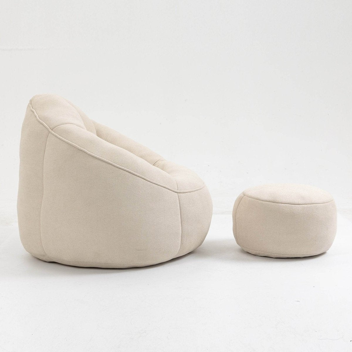 Microfiber Foam Filled Bedding Bean Bag Chair - Sleep Galleria