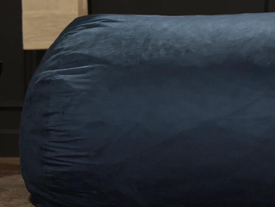 Large 8-Foot Cylindrical Foam Filled Microfiber Bean Bag - Omega Lifestyles