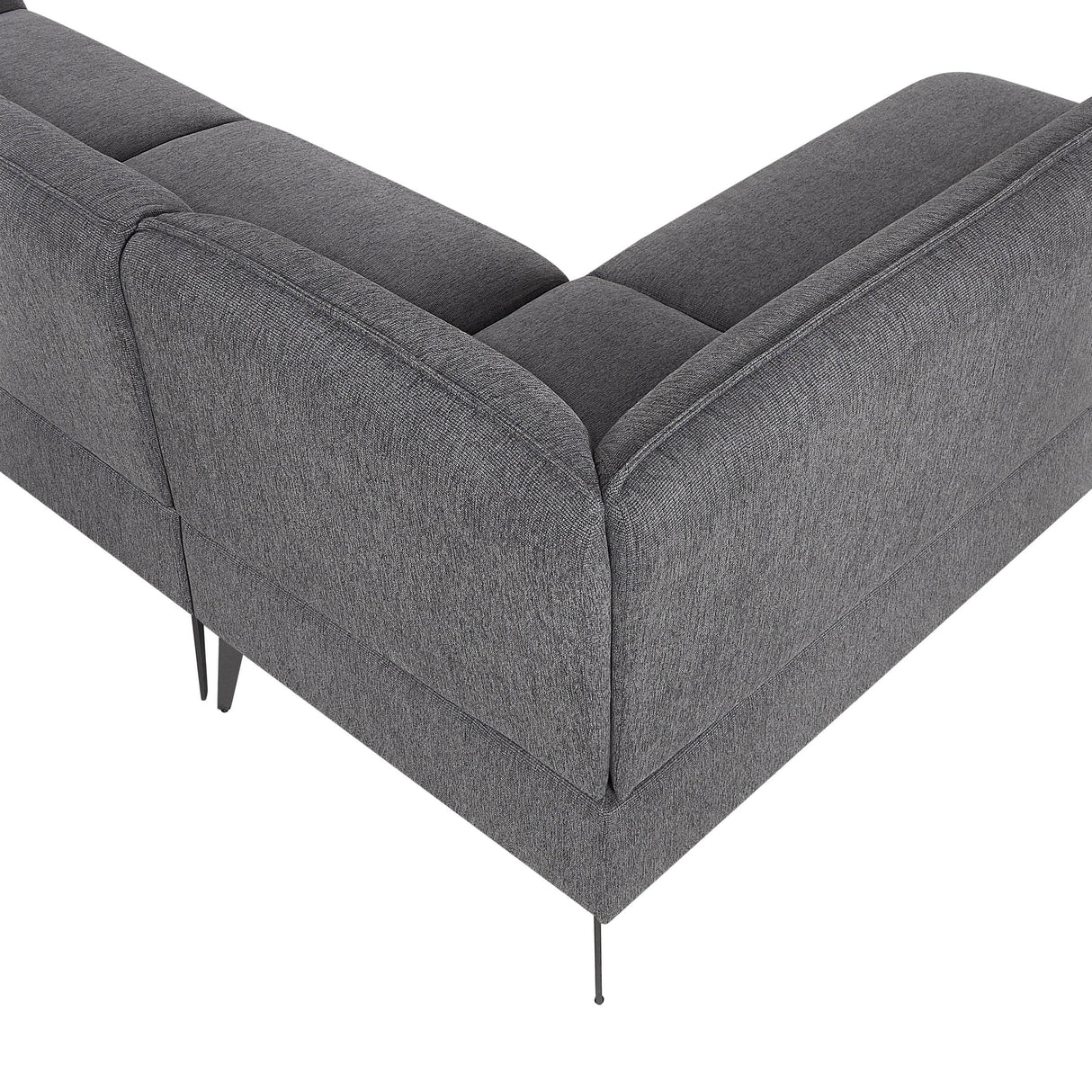 Large Soft Combination Sofa With Two-Tone Fabric - Omega Lifestyles
