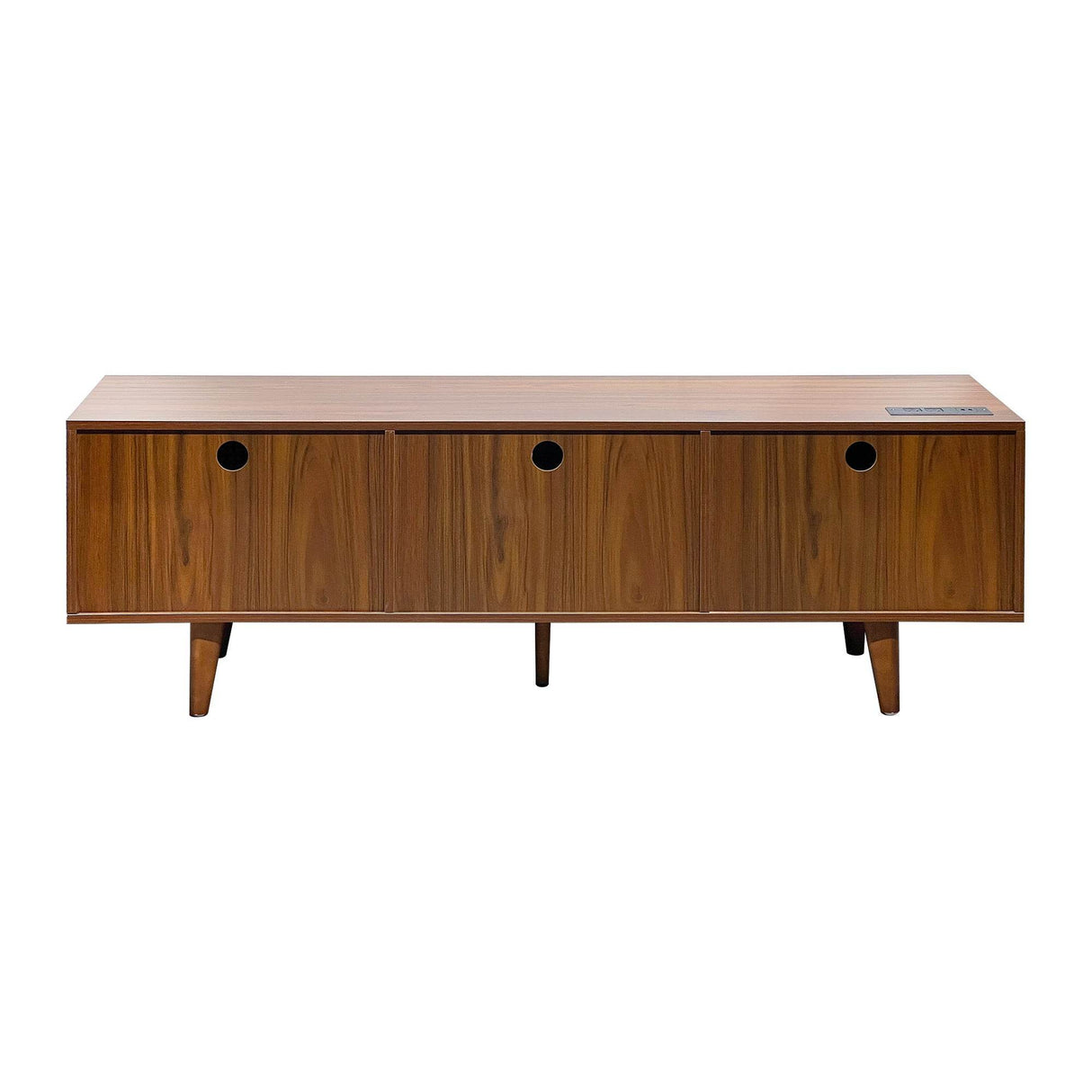 Mid Century Modern Rattan TV Stand Console - Sleep Galleria