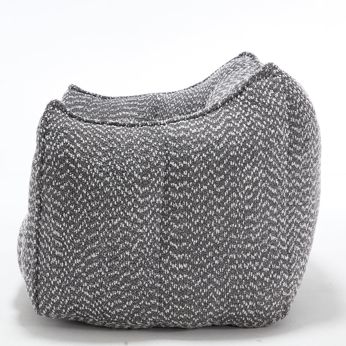 Chenille Bean Bag Chair With Resilient Foam - Omega Lifestyles