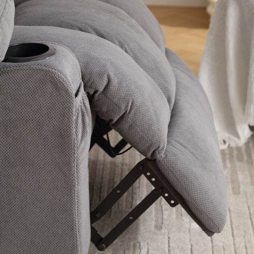 Soft Velvet Manual Swinging Massage Recliner Chair - Omega Lifestyles