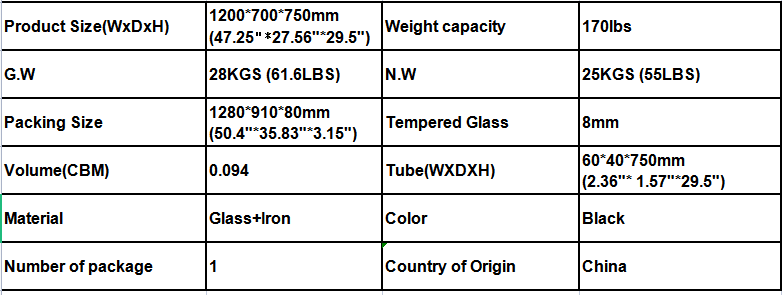 Black Tempered Glass Metal Frame Dining Table For Four - Omega Lifestyles