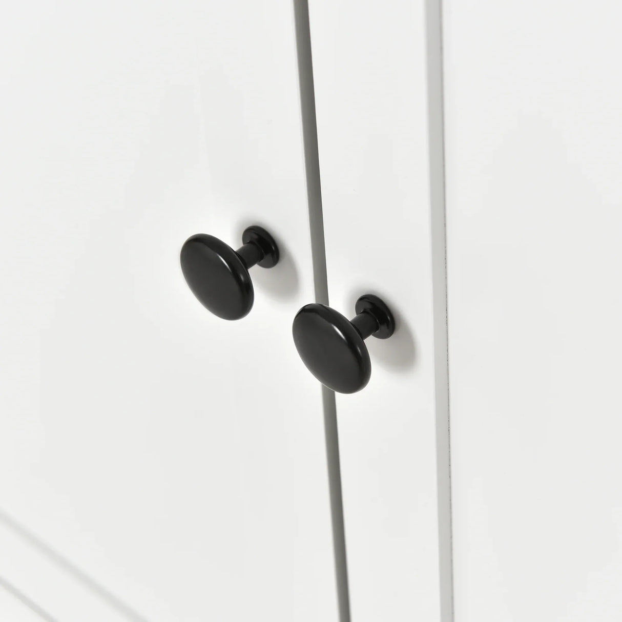 Kitchen Island Cart Solid Wood Top Four Door Cabinet - Omega Lifestyles