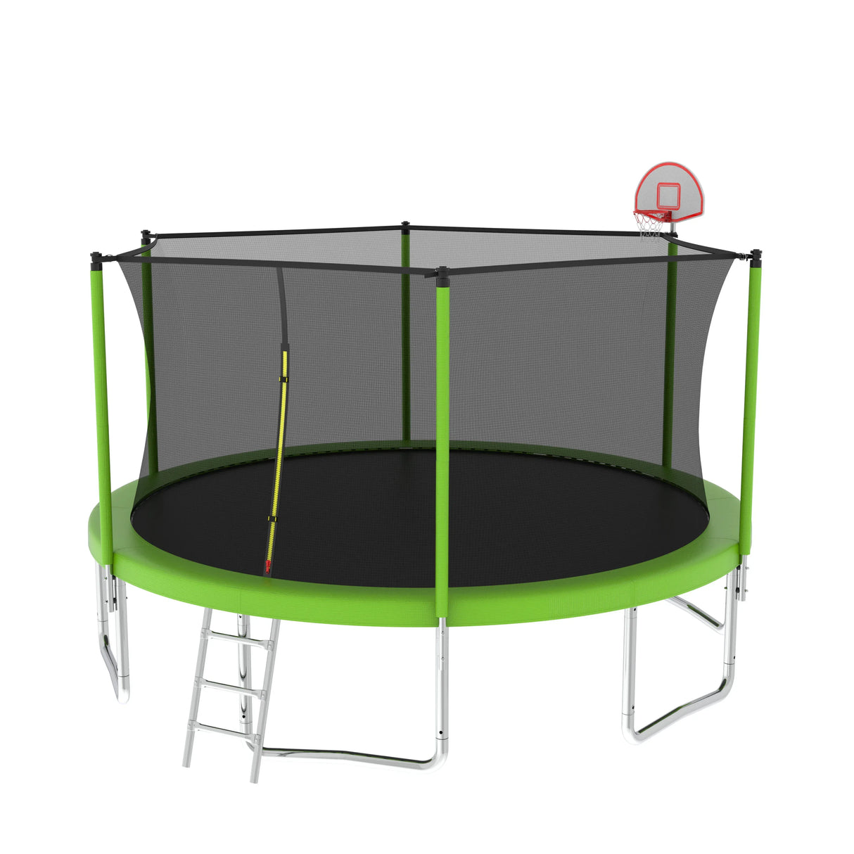 14-Inch Kids Outdoor Safety Enclosure Trampoline - Omega Lifestyles