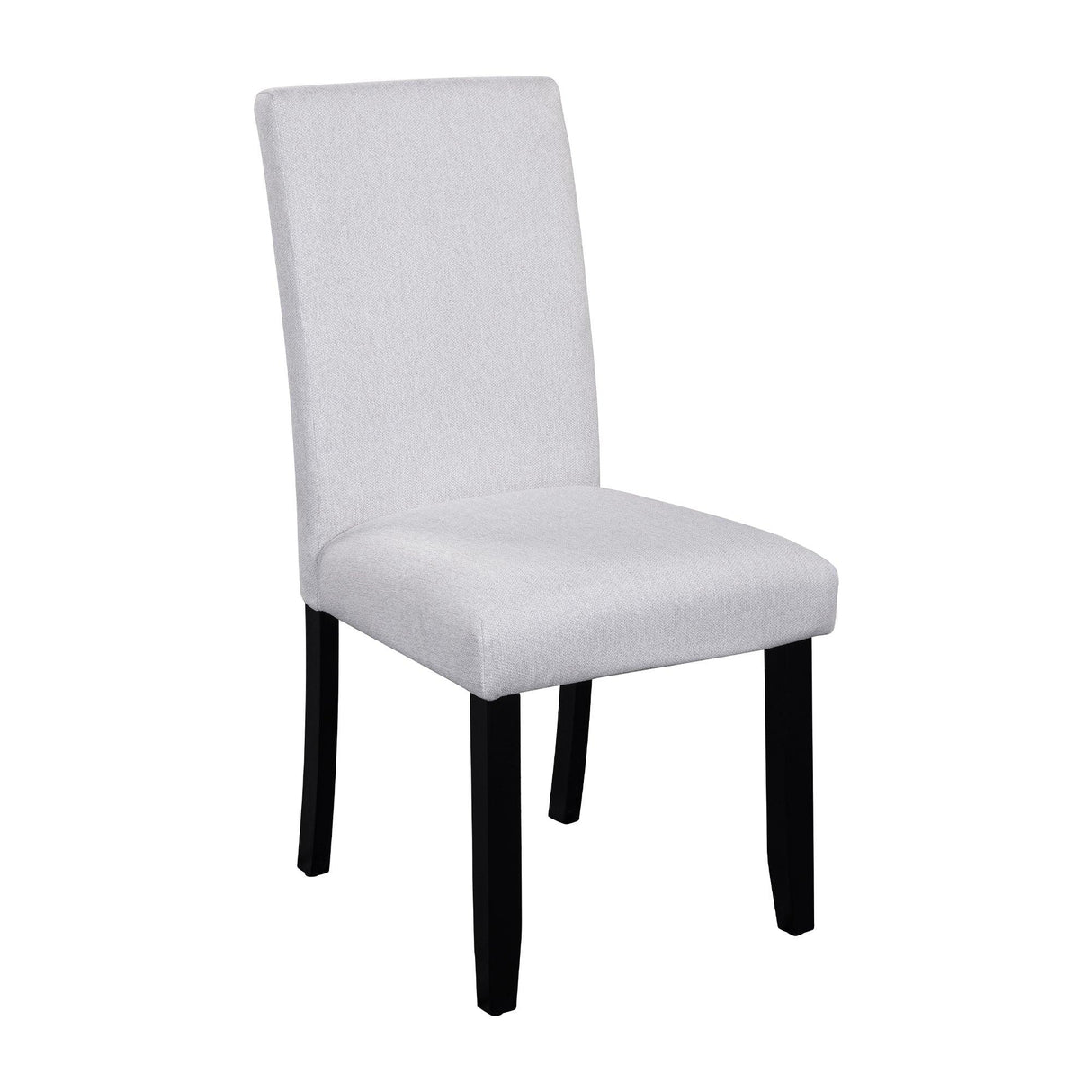 5-Piece Round Solid Wood Dining Table Set With Upholstered Chairs - Omega Lifestyles