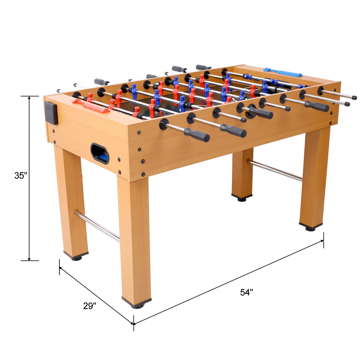 54-Inch Hurricane MDF Steel Foosball Table With Accessories - Omega Lifestyles