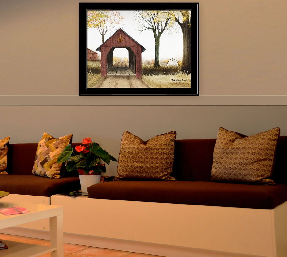 Handcrafted Multicolor Ready To Hang Framed Print - Omega Lifestyles