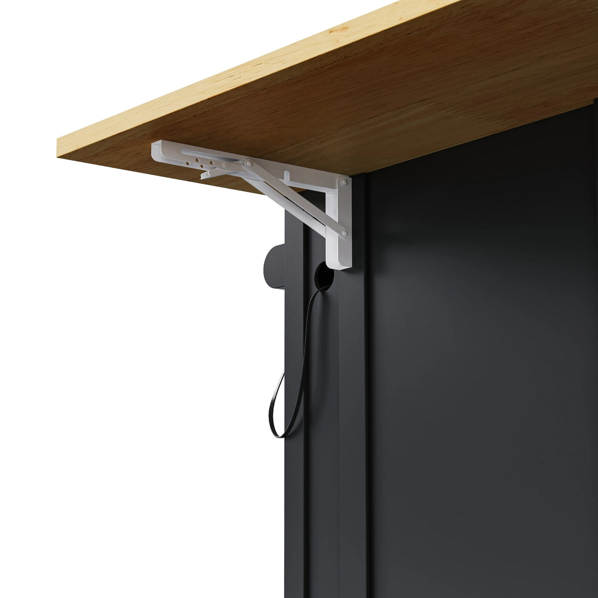 48-Inch Rolling Kitchen Island Cart With Power Outlet - Omega Lifestyles