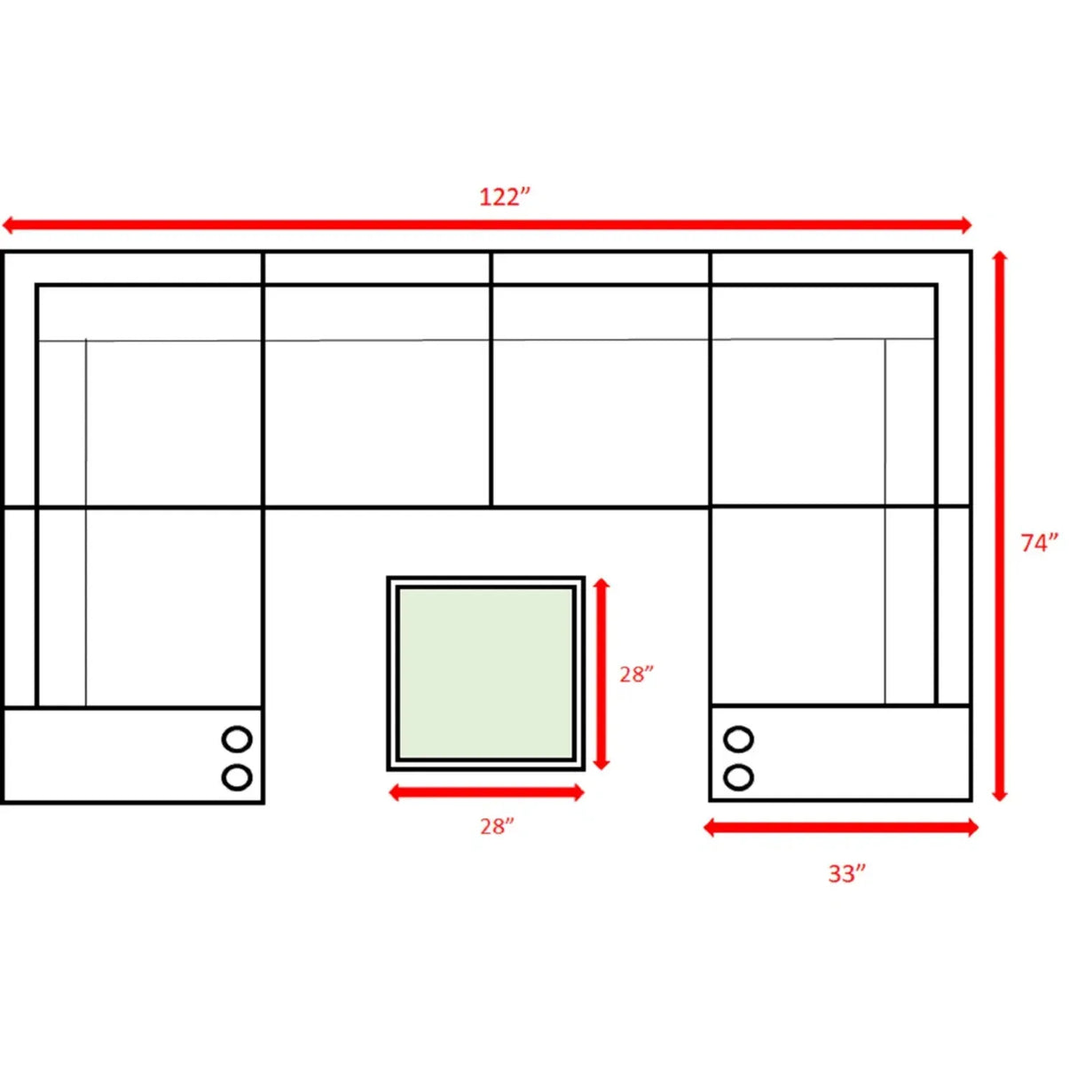 Coastal Gray 9-Piece Wicker Patio Seating Set With Cushions - Omega Lifestyles